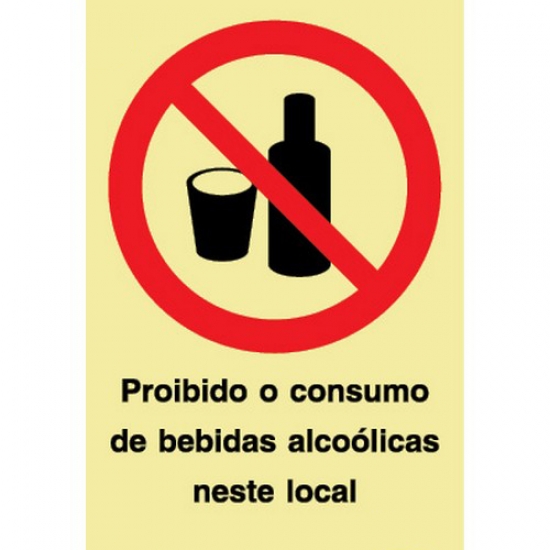 Sinal Proibiçao Consumo Bebidas Alcoolicas - FIELD