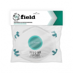 Blister Com 5 Máscaras Com Válvula FFP2 - FIELD Blister Com 5 Máscaras Com Válvula FFP2 - FIELD