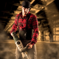 Cinta Lombar Ajustável Com Suspensórios - TURBO