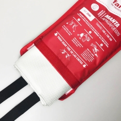 Manta Corta-Fogo 100% Fibra De Vidro Com Fitas - FARU