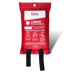 Manta Corta-Fogo 100% Fibra De Vidro Com Fitas - FARU