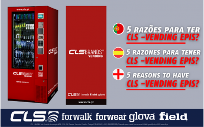 5 Razões para ter máquinas de venda automática de EPIs da CLS Brands – Vending®
